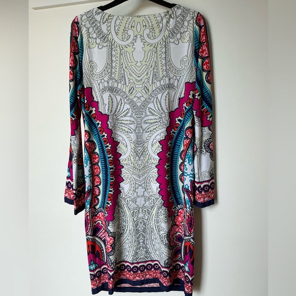 Chico's Multicolor Long Sleeve Dress - Picture 2 of 6